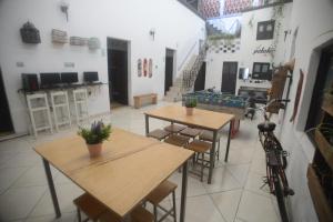 Istumisnurk majutusasutuses El Petate Hostel