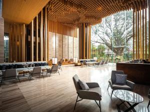 Posezení v ubytování Arize Hotel Sri Racha