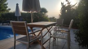 The swimming pool at or close to Villa Loutraki Sunset