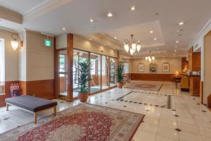 Area lobi atau resepsionis di Hotel Gimmond Kyoto
