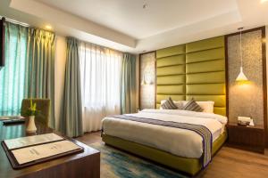 Voodi või voodid majutusasutuse Hotel Siddhartha, Nepalgunj toas