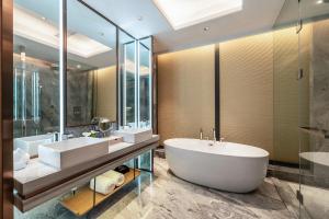 Koupelna v ubytování Auto City Ruili Hotel