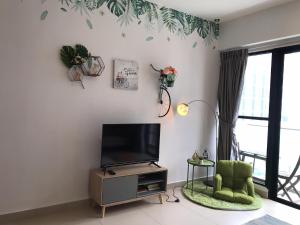 TV a/nebo společenská místnost v ubytování Resort Suite @Midhill Genting