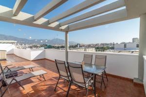 A balcony or terrace at Recently Decorated 2BDR Penthouse in Fuengirola