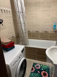 A bathroom at Apartament TT10 Botanicka
