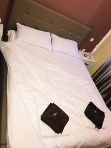 Postel nebo postele na pokoji v ubytování LA CASA SUL FIUME