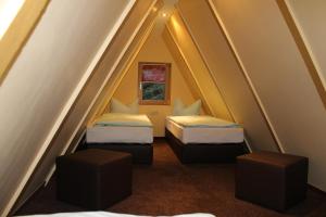 Cama o camas de una habitación en Hotel Reifenstein