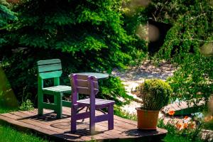 Vonkajšia záhrada v ubytovaní Boutique Hotel SwissHouse