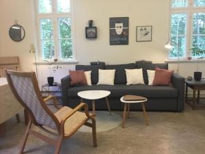 Posezení v ubytování Rotzowlund BnB