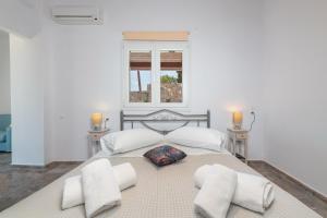 Krevet ili kreveti u jedinici u okviru objekta Belvedere ,Pyrgi,Corfu ,stunning Ipsos bay view