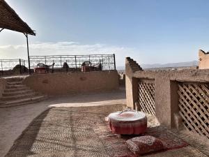 Balcon ou terrasse dans l'établissement Kasbah Oulad Othmane