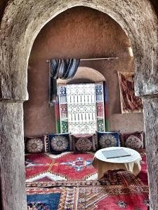 Coin salon dans l'établissement Kasbah Oulad Othmane
