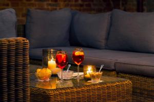 Hotel Bisanzio italokat is kínál