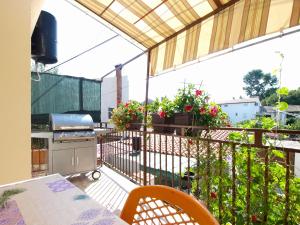 Balkon lub taras w obiekcie Apartment Vodnjan 1123