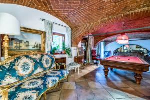 Biliár nebo kulečník v ubytování B&b Antica Dimora Quarello
