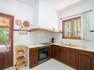 Dapur atau dapur kecil di Holiday Home Sanso by Interhome