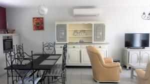 A seating area at Chez Paul et Marie