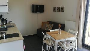 Kuchyňa alebo kuchynka v ubytovaní apartmán Pod Lapkou