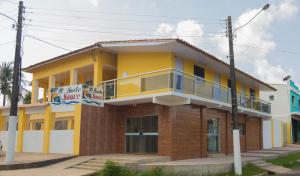 O edifício em que a casa de hóspedes se localiza