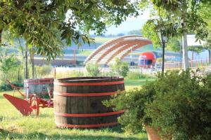 A garden outside Poggio Savelli
