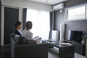 TV a/nebo společenská místnost v ubytování PINN-N4E2Ⅰ