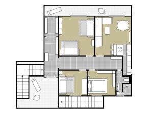 Půdorys ubytování Apartments Madzari - Ciovo - Pool