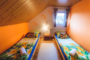 Llit o llits en una habitació de Apartmán u Paťka Zuberec