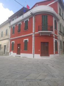 The building in which a panziókat is located