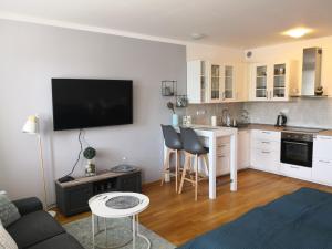 Kuchyň nebo kuchyňský kout v ubytování Apartment Čeladná