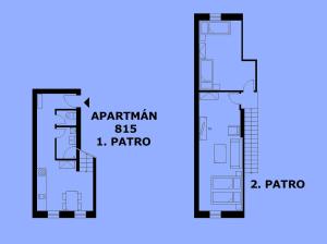 Půdorys ubytování Apartmány Nova Lake