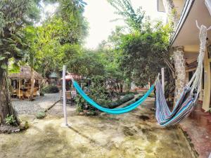 Vrt pred nastanitvijo Gaurishankar Backpackers hostel