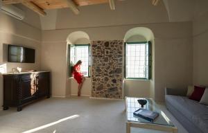 TV a/nebo společenská místnost v ubytování Villa Murat