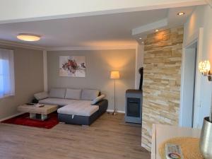 Posteľ alebo postele v izbe v ubytovaní Ferienhaus Wertner