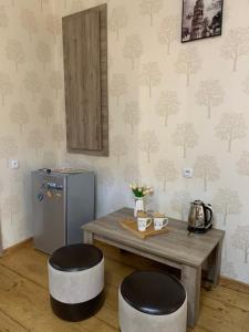 Příslušenství pro přípravu čaje a kávy v ubytování Guest House Rafael