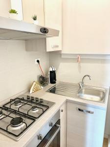 A kitchen or kitchenette at Indipendenza Luxury Apartments