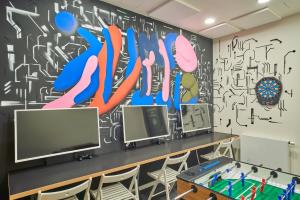 Sjónvarps- og/eða afþreyingartæki á Aparthotel Svatý Vavřinec