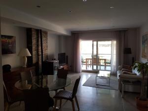 Posezení v ubytování luxury aparment in Torrequebrada Benalmadena
