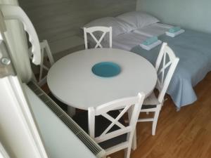 Pokoje gościnne Jutrzenka客房内的一张或多张床位