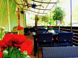 Restaurace v ubytování ZU DEN LINDEN - RADEBEUL Pension mit Restaurant