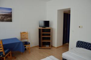 TV a/nebo společenská místnost v ubytování Zimmervermietung Fasching