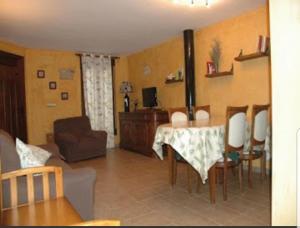 TV a/nebo společenská místnost v ubytování Casa Ramiro