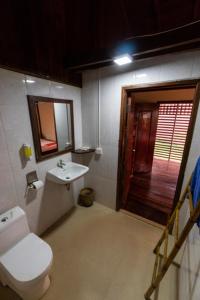 Ванна кімната в Ratanakiri Paradise Hotel & Restaurant
