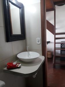 Phòng tắm tại Casa Shuhari