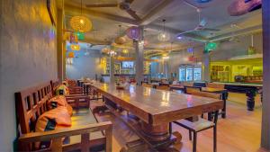 Veitingastaður eða matsölustaður á Siem Reap Pub Hostel