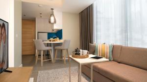 Posezení v ubytování Citadines Cebu City