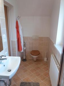 Koupelna v ubytování Apartmány F-M