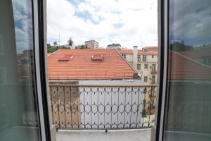 a view from a window of a building at FLH Restauradores Modern Studios in Lisbon