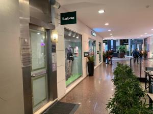 Lobi atau kawasan kaunter penerimaan di B&B Galleria Cavour
