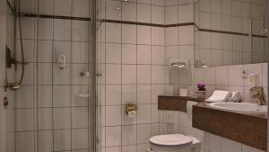 Koupelna v ubytování Hotel Kammerer
