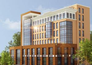 a rendering of a building at Гостиница Мелисса in Stavropol